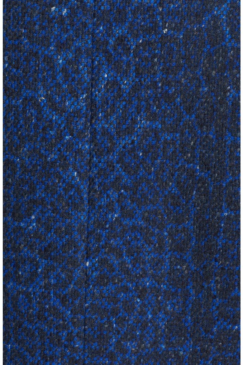 Animal Pattern Dolman Sleeve Coat, Alternate, color, NAVY/ BLACK