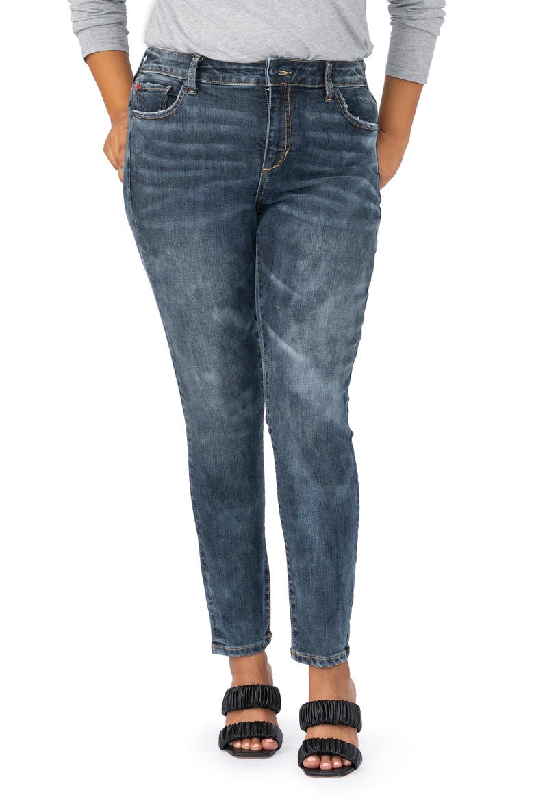 High Waist Ankle Skinny Jeans, Main, color, EMORY