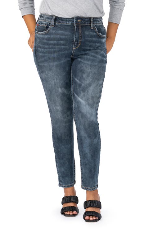 High Waist Ankle Skinny Jeans (Emory) (Plus Size)