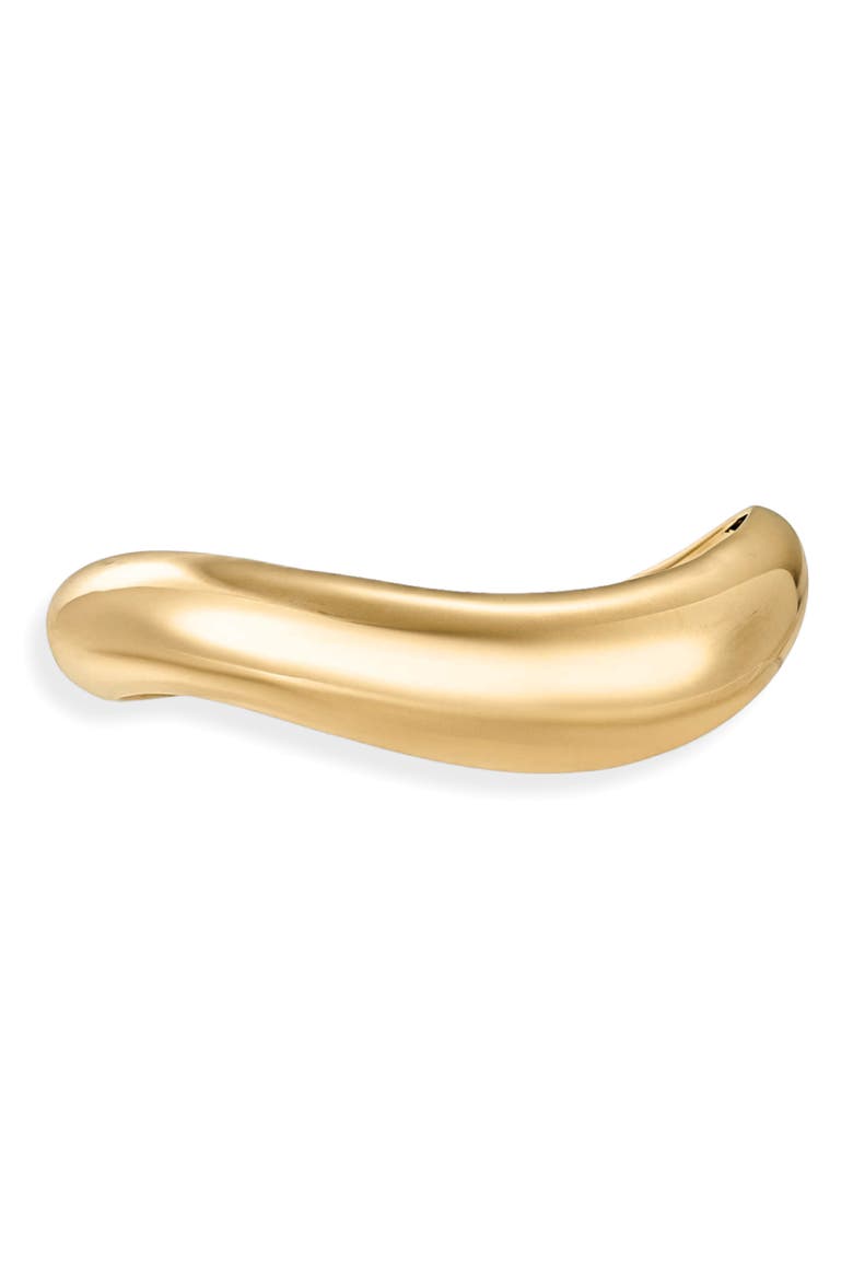 Giselle Domed Cuff Bracelet, Alternate, color, GOLD