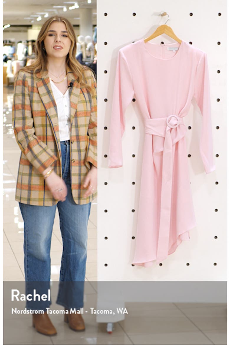 Long Sleeve Asymmetrical Dress video
