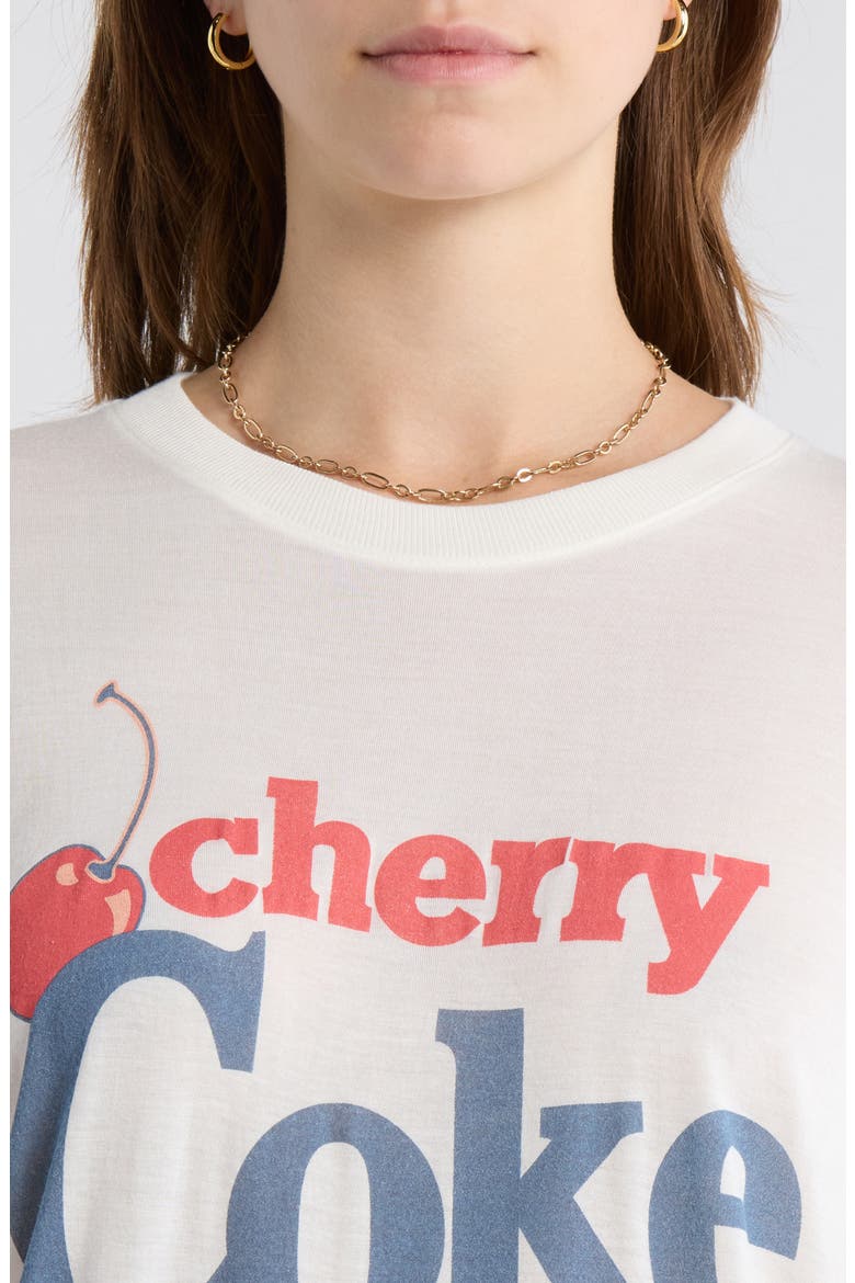 Outrageous Cherry Coke T-Shirt, Alternate, color, VINTAGE WHITE