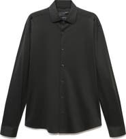 MANGO Comfort Stretch Button-Up Shirt