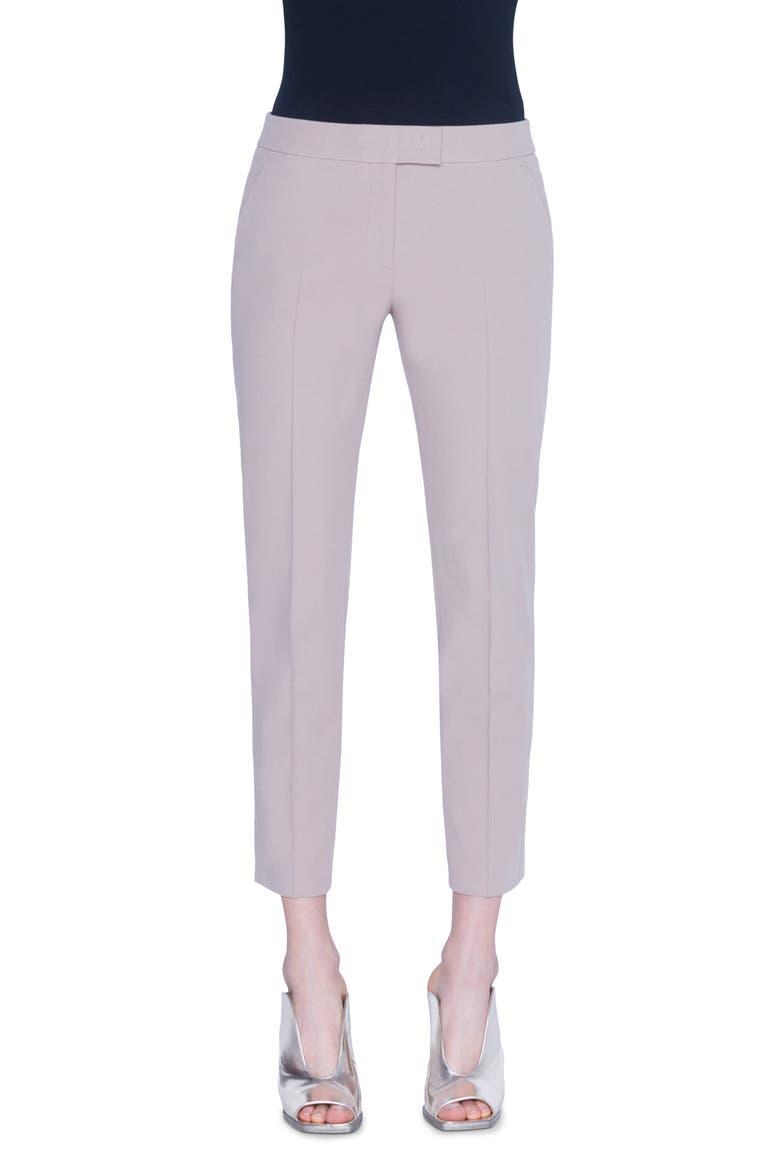 Frankie Stretch Cotton Crop Pants, Main, color, SAND