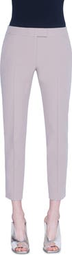 Akris punto Frankie Stretch Cotton Crop Pants