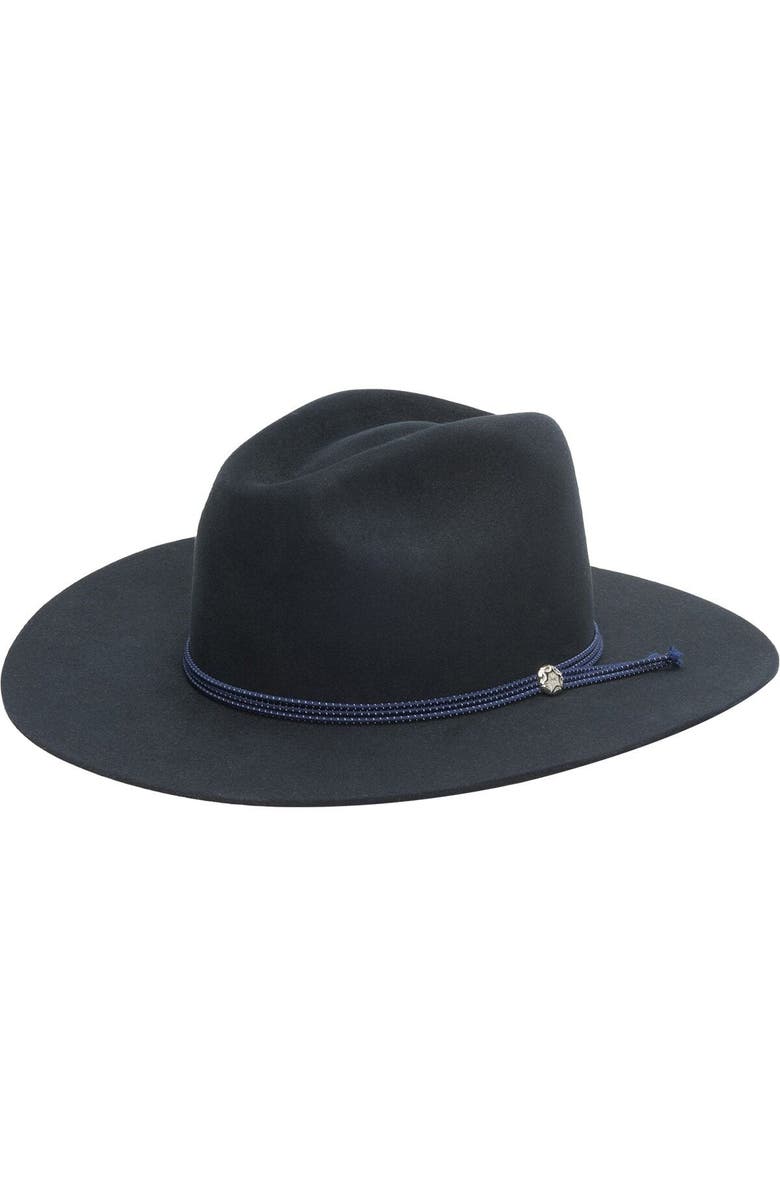 Stetson Four Points Hat, Main, color, Navy