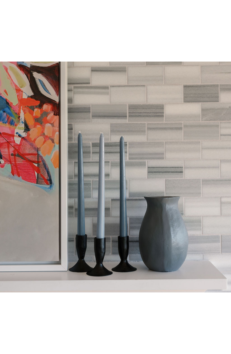 CG Hunter 3.5" Iron Candleholders in Black, Alternate, color, Black