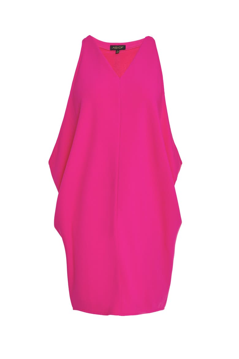Valentina Drape Dress, Alternate, color, Magenta