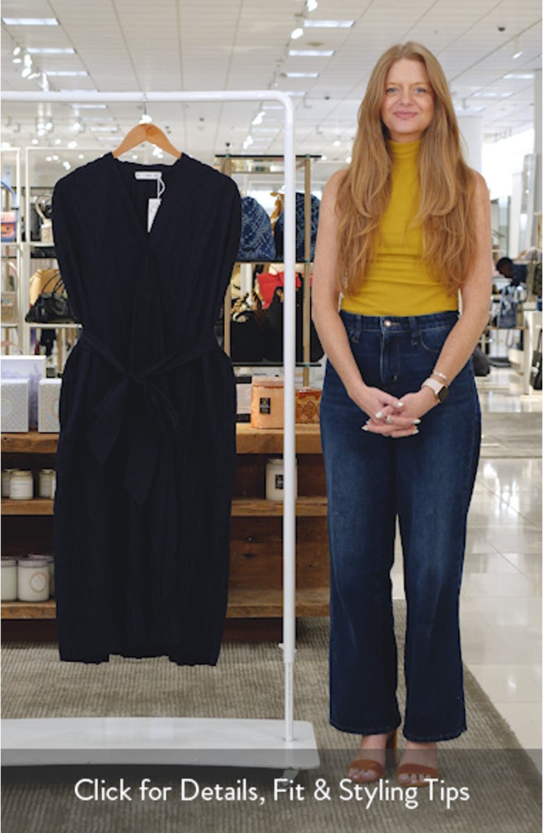 Textured Tie Front Dress, sales video thumbnail