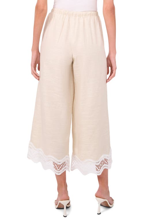 Parker The Daniela Wide Leg Crop Pants In Beige