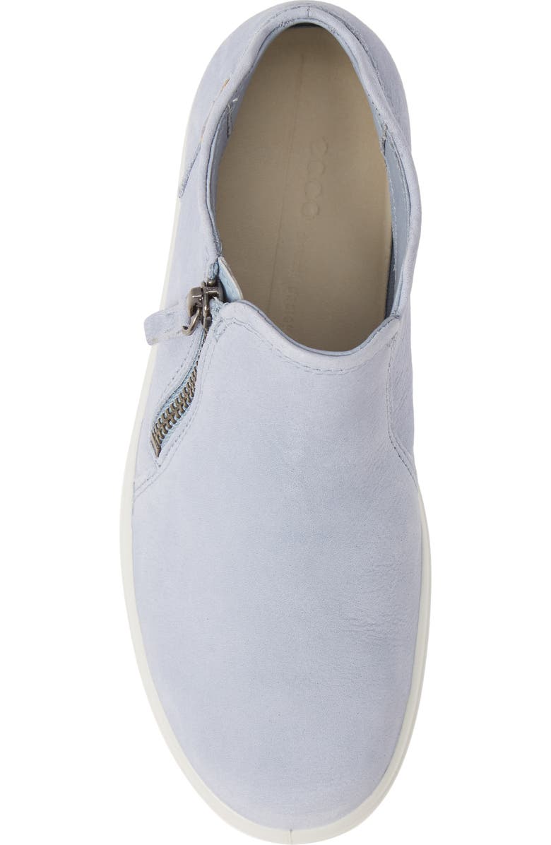 ECCO Soft 7 Mid Top Sneaker, Alternate, color, Dusty Blue Leather