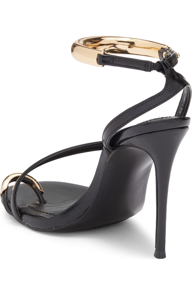 Steve Madden Tia Ankle Strap Sandal, Alternate, color, Black