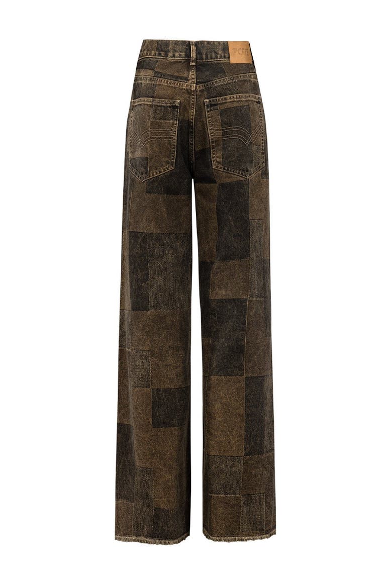 Your *Itch Colorblocked Denim Pant, Alternate, color, blue