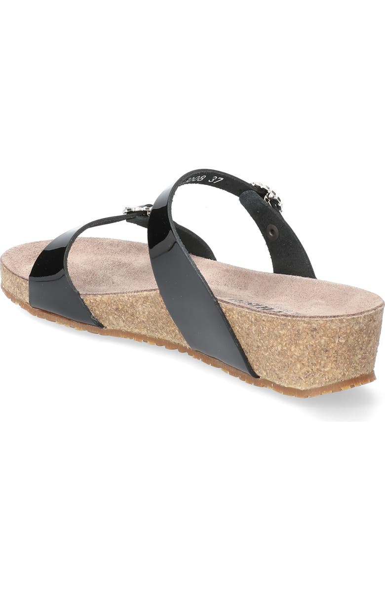 Mephisto Idelya Crystal Buckle Slide Sandal, Alternate, color,