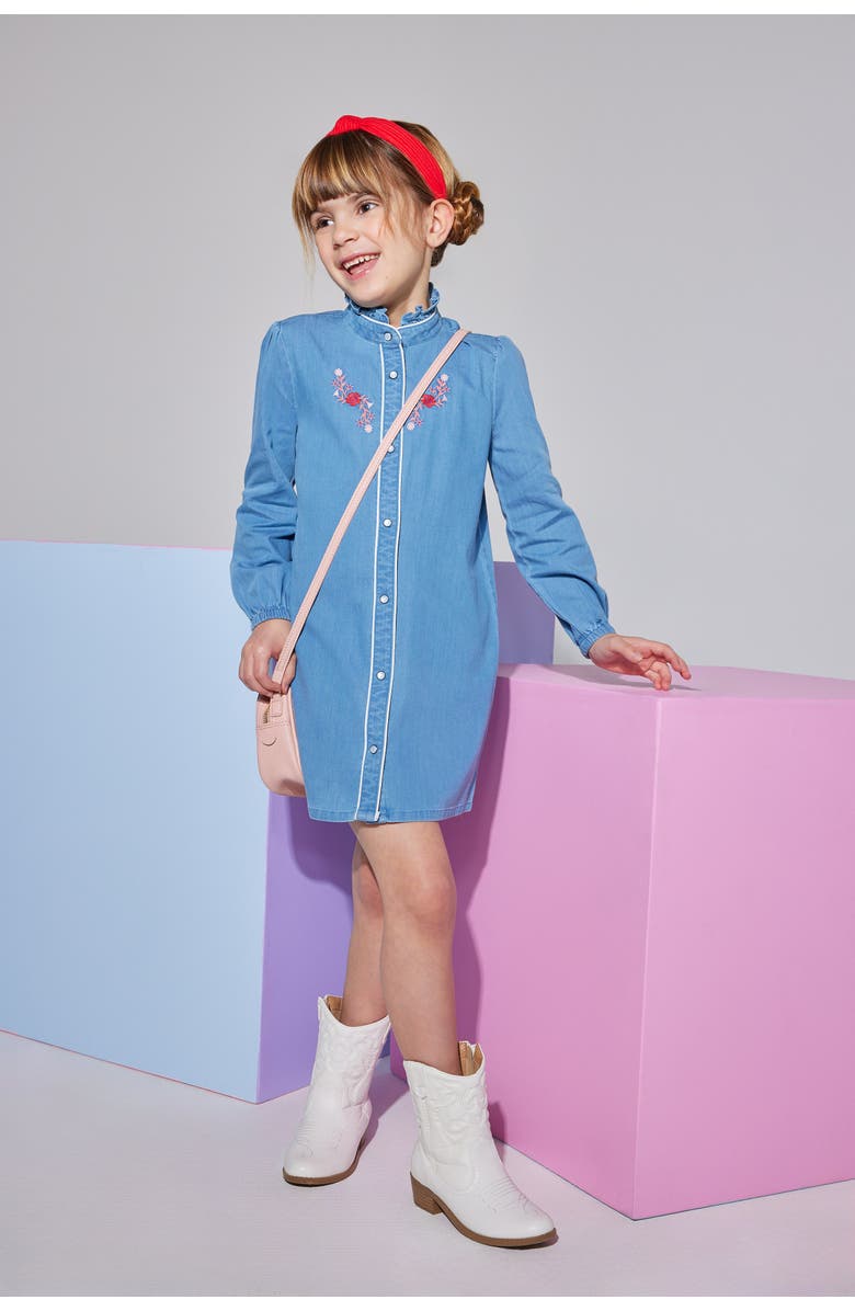 BISBY Kids' Chambray Jen Dress, Alternate, color, 