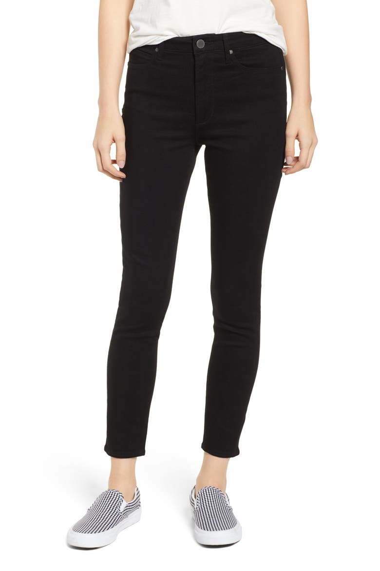 Heather High Waist Skinny Jeans, Main, color, SABA