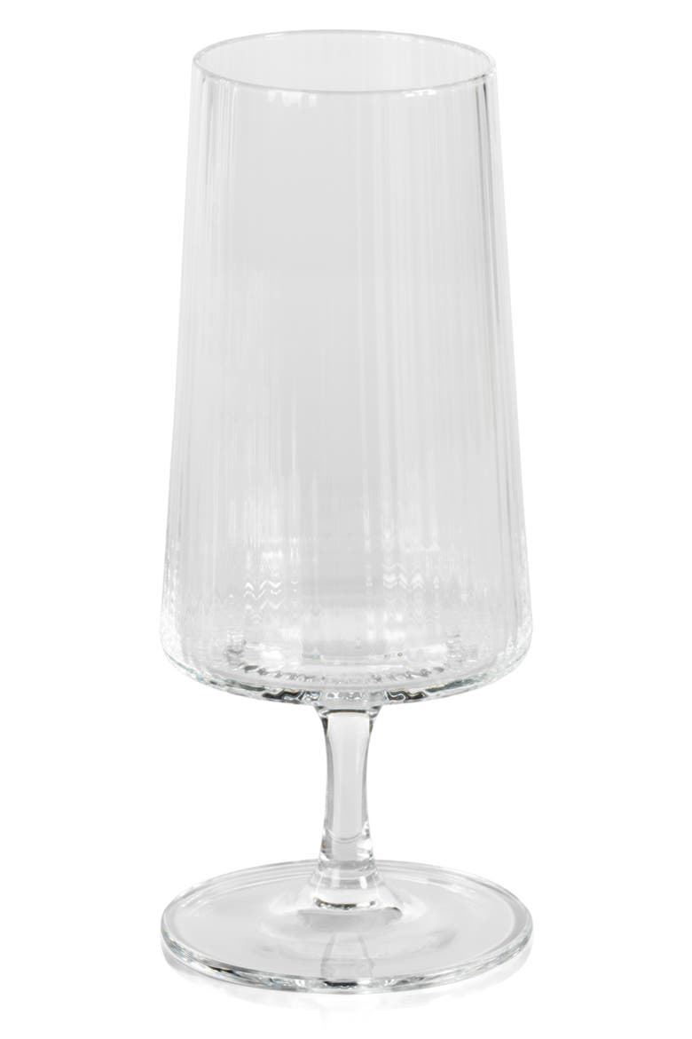 Benin Fluted Set of 4 Cocktail Glasses, Main, color, CLEAR