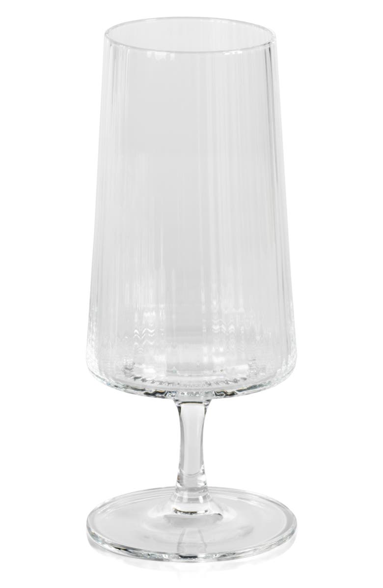 Zodax Benin Fluted Set of 4 Cocktail Glasses, Main, color, Clear