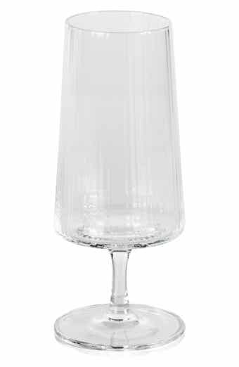 Zodax Benin Fluted Set of 4 Cocktail Glasses