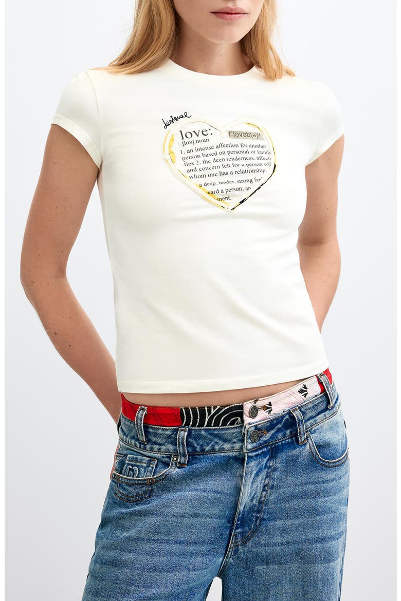 Loveable Graphic T-Shirt, Main, color, WHITE