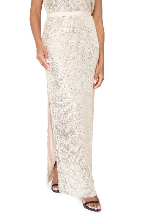 Sparkle Shine Sequin Maxi Skirt
