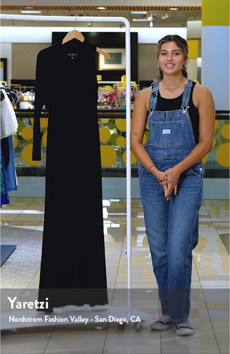 Asymmetric Single Long Sleeve Gown