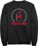 Coca Cola Men's Coca Cola Diet Can Stars Stamp Sweatshirt