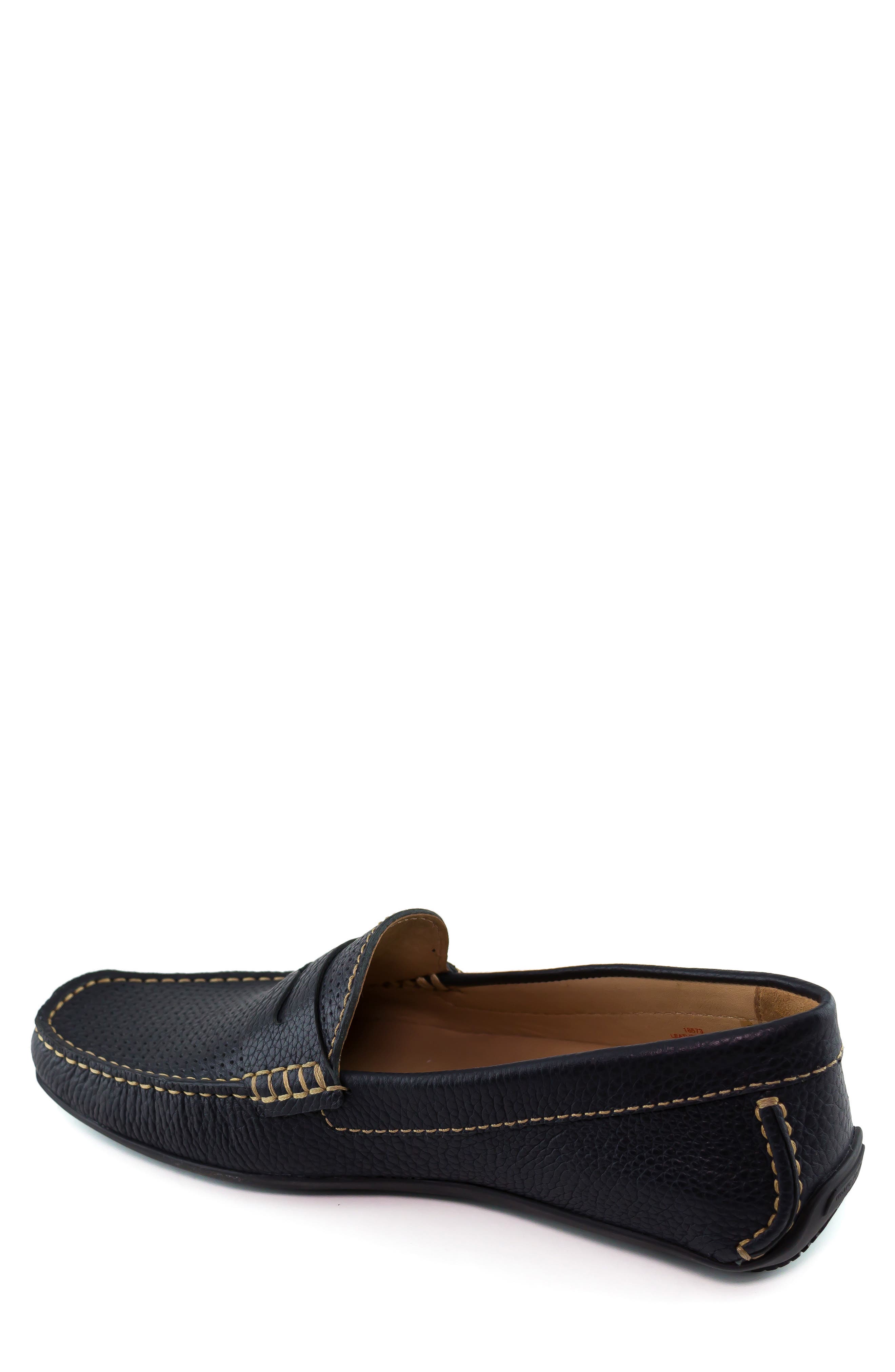 'Union Street' Penny Loafer, Alternate, color, NAVY