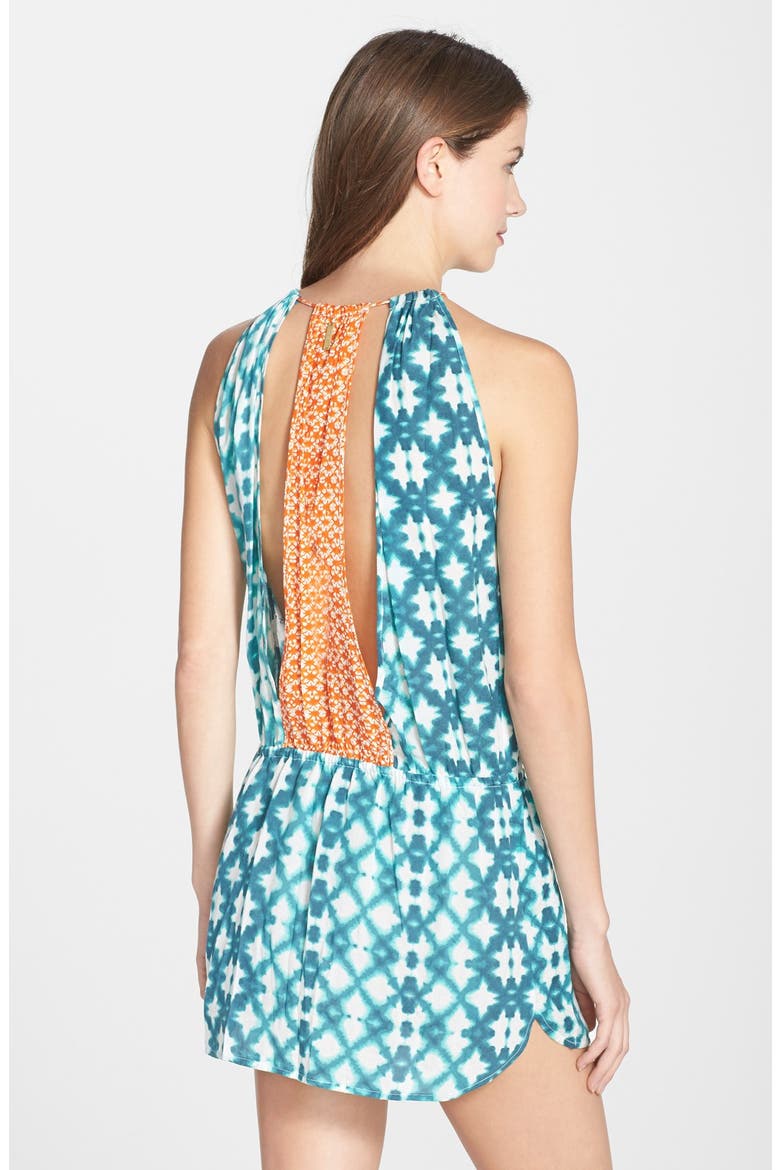 'Marseilles' Drop Waist Cover-Up Dress, Alternate, color, MARSEILLES