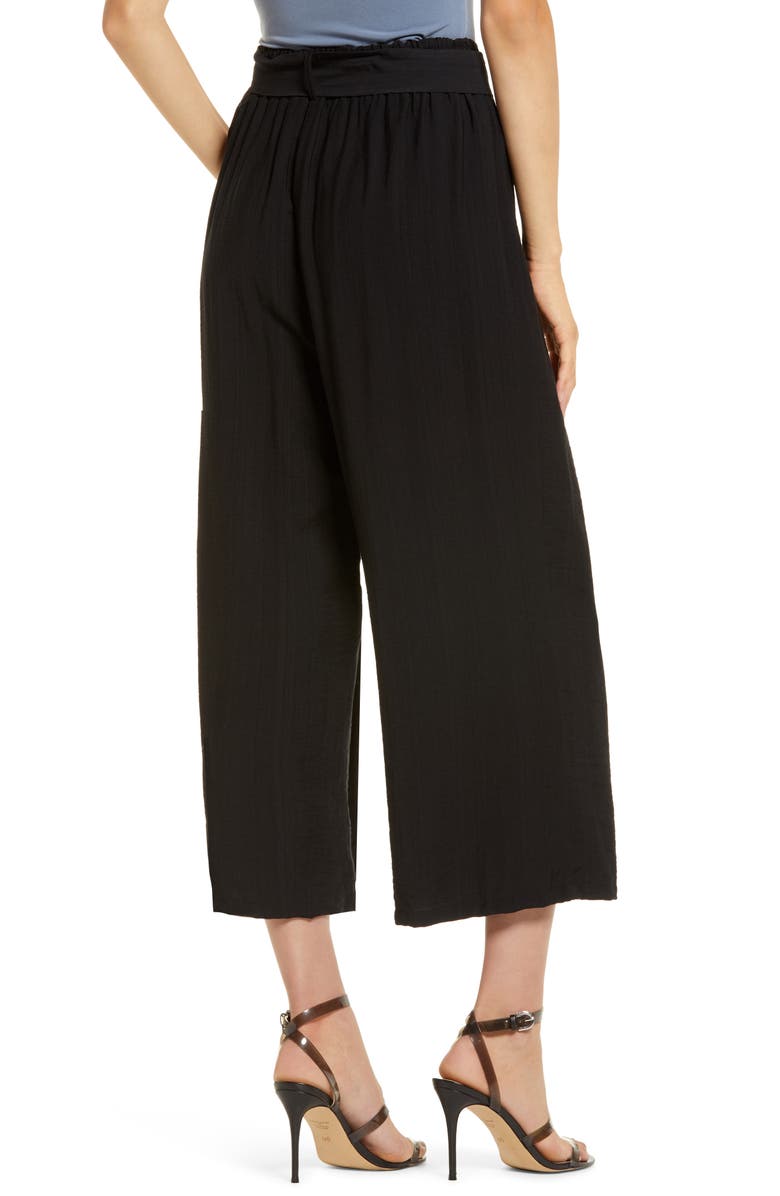 All in Favor Belted Wide Leg Pants, Alternate, color, 