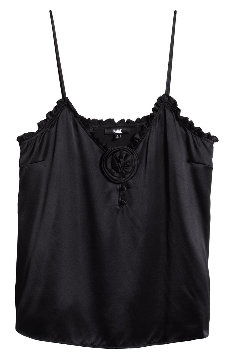 PAIGE Reina Rosette Silk Camisole, Alternate, color,