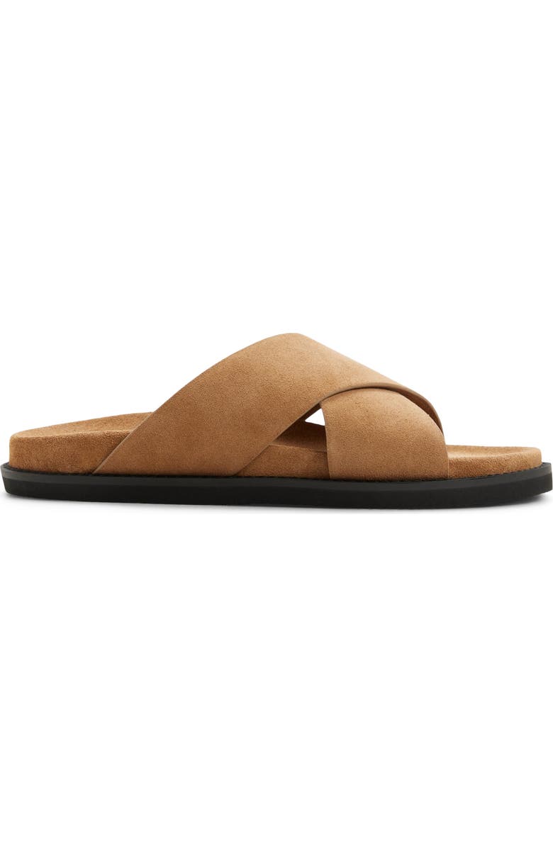 G.H.BASS Charleswood Cross Strap Sandal, Alternate, color, Light Brown