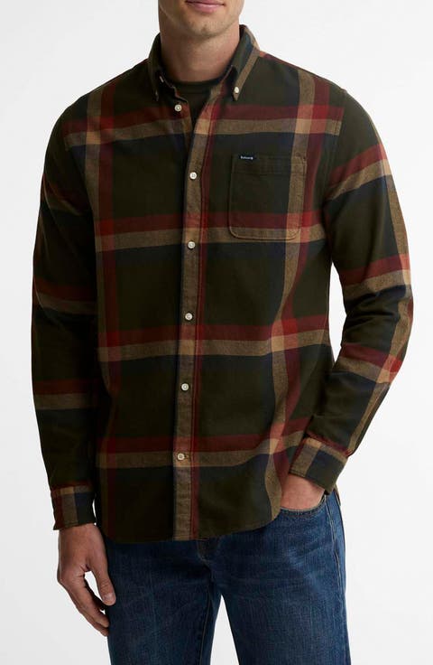 Folley Tailored Plaid Cotton Shirt