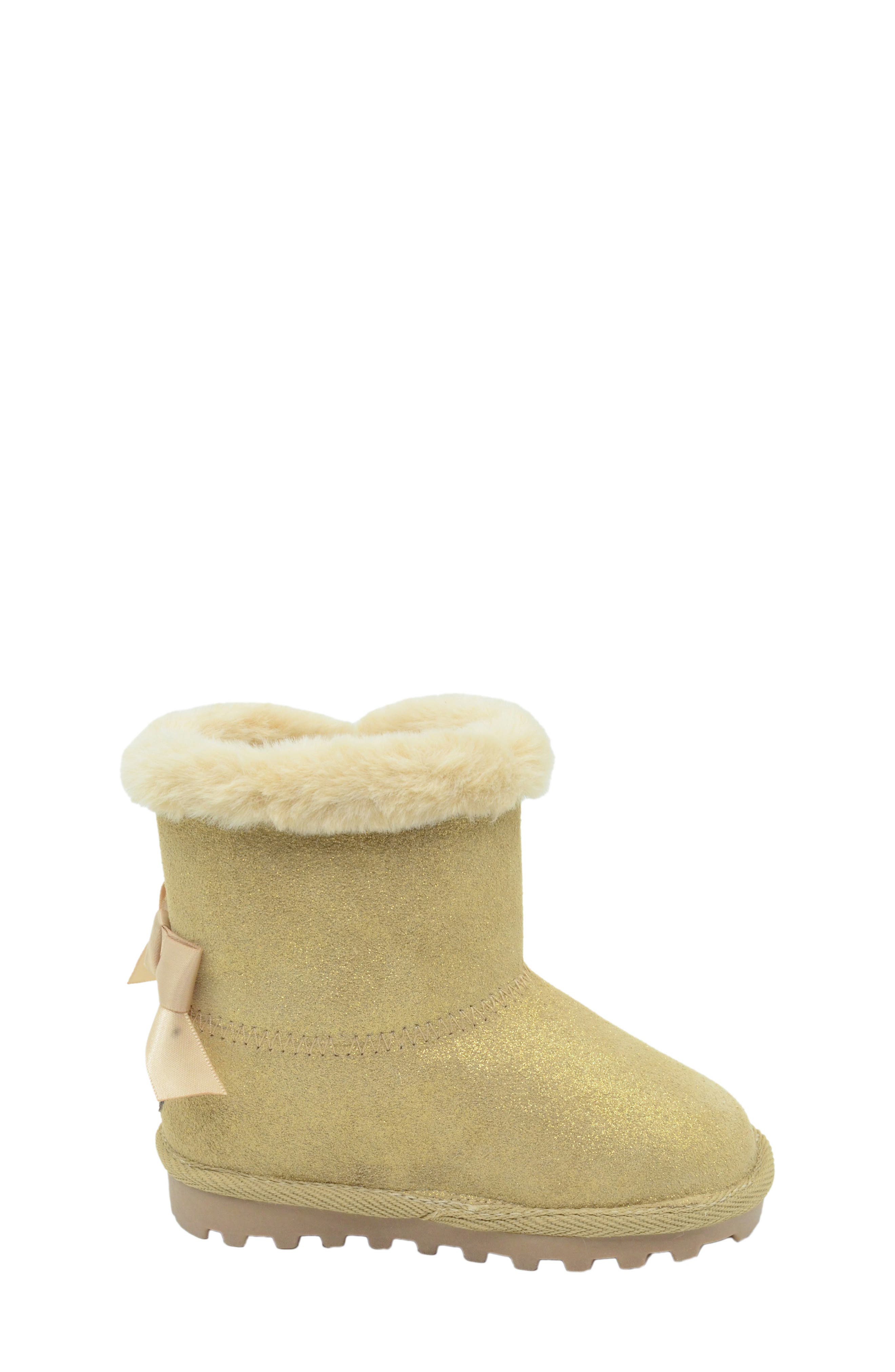 Kids' Suede Faux Fur Lined Boot