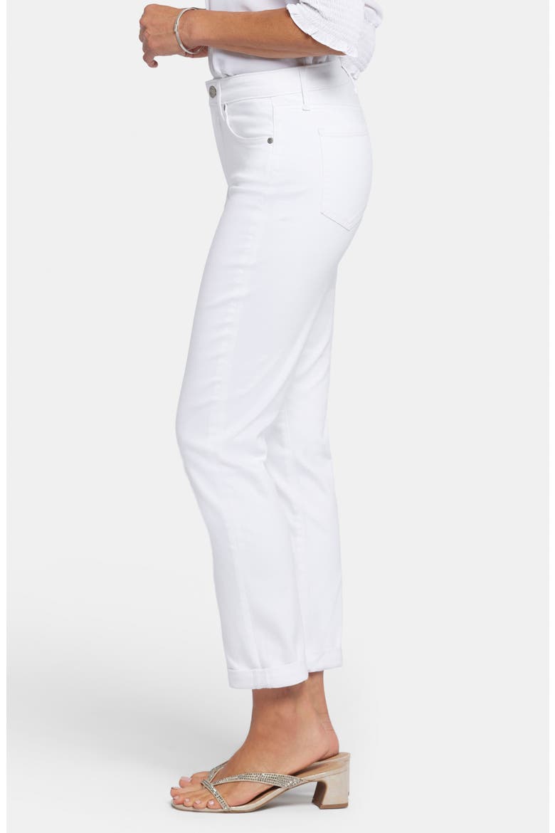 Margot Girlfriend Jeans, Alternate, color, OPTIC WHITE