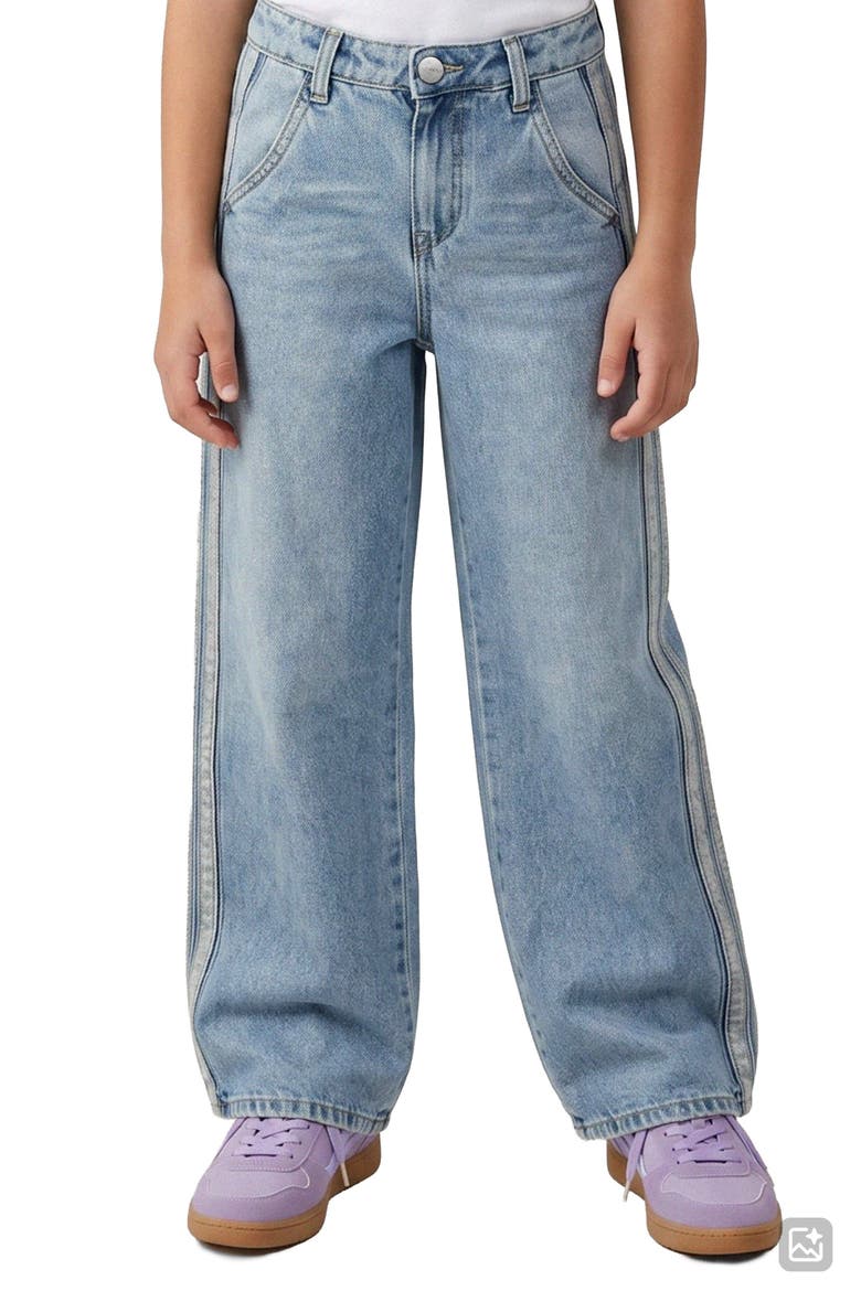 Kids' Kate Baggy High Waist Wide Leg Jeans, Alternate, color, LIGHT WASH