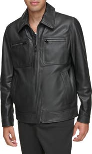 Andrew Marc Clayton Leather Jacket | Nordstrom