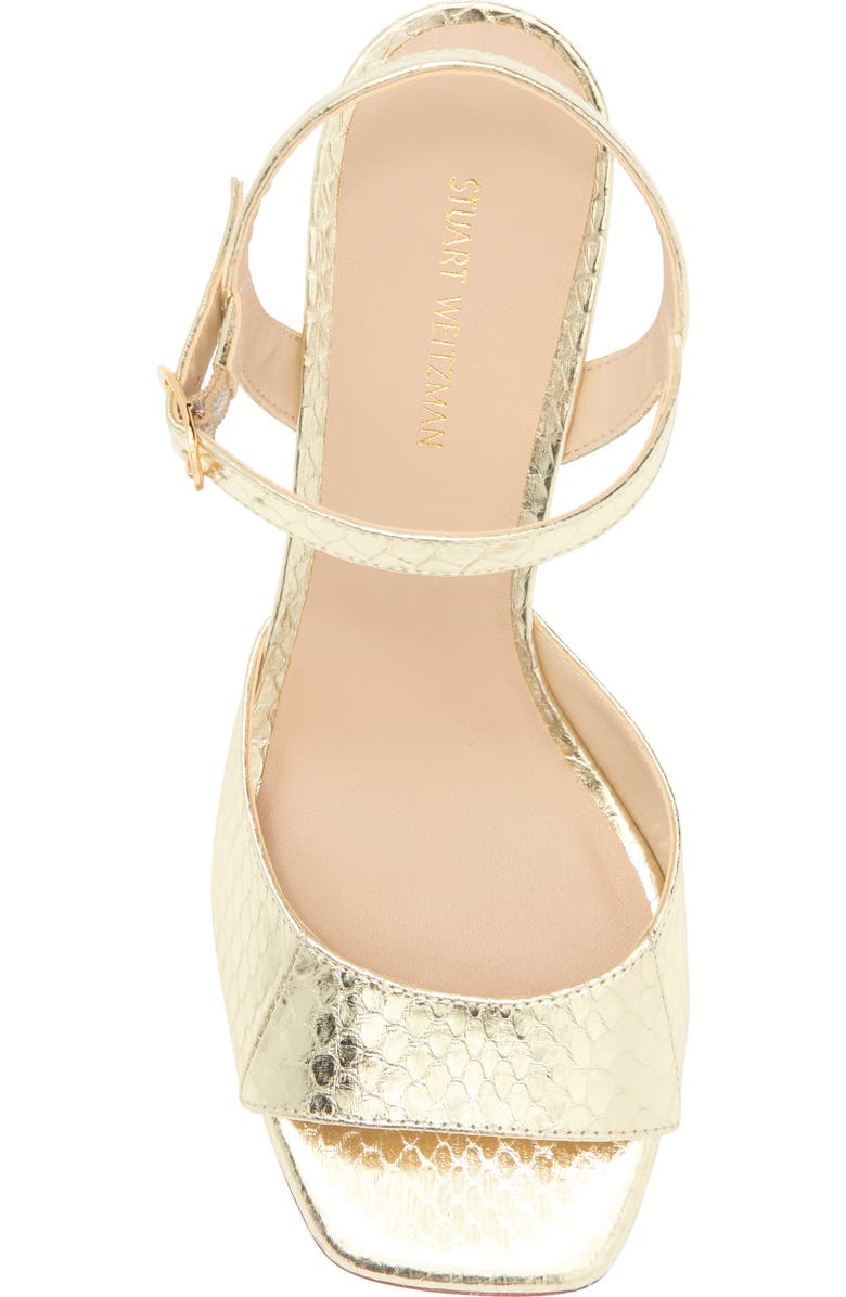 Stuart Weitzman Tia Sandal, Alternate, color, Platino