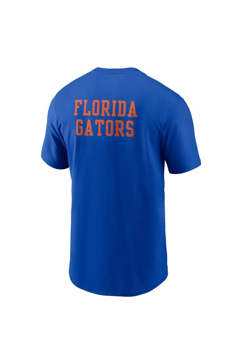 Men's Jordan Brand Royal Florida Gators 2-Hit Stacked T-Shirt, Alternate, color, Royal