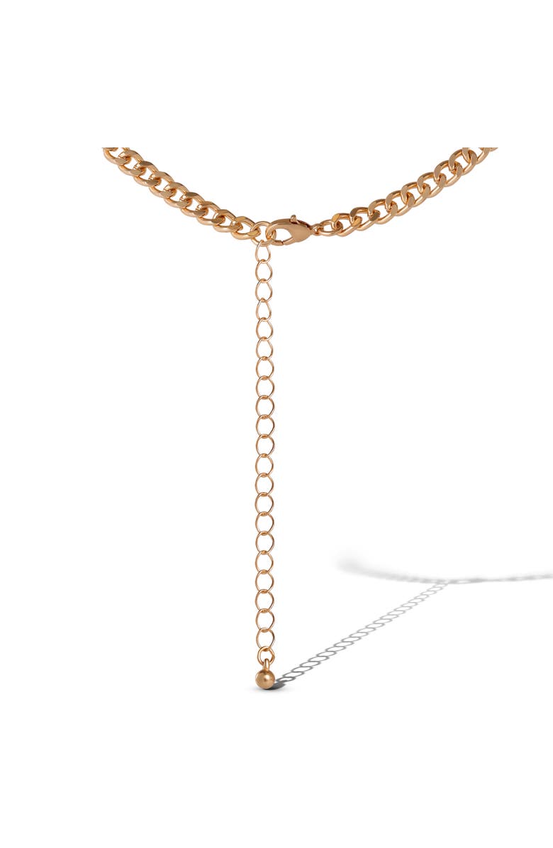 Jessica Simpson Celestial Charm Necklace, Alternate, color, Gold