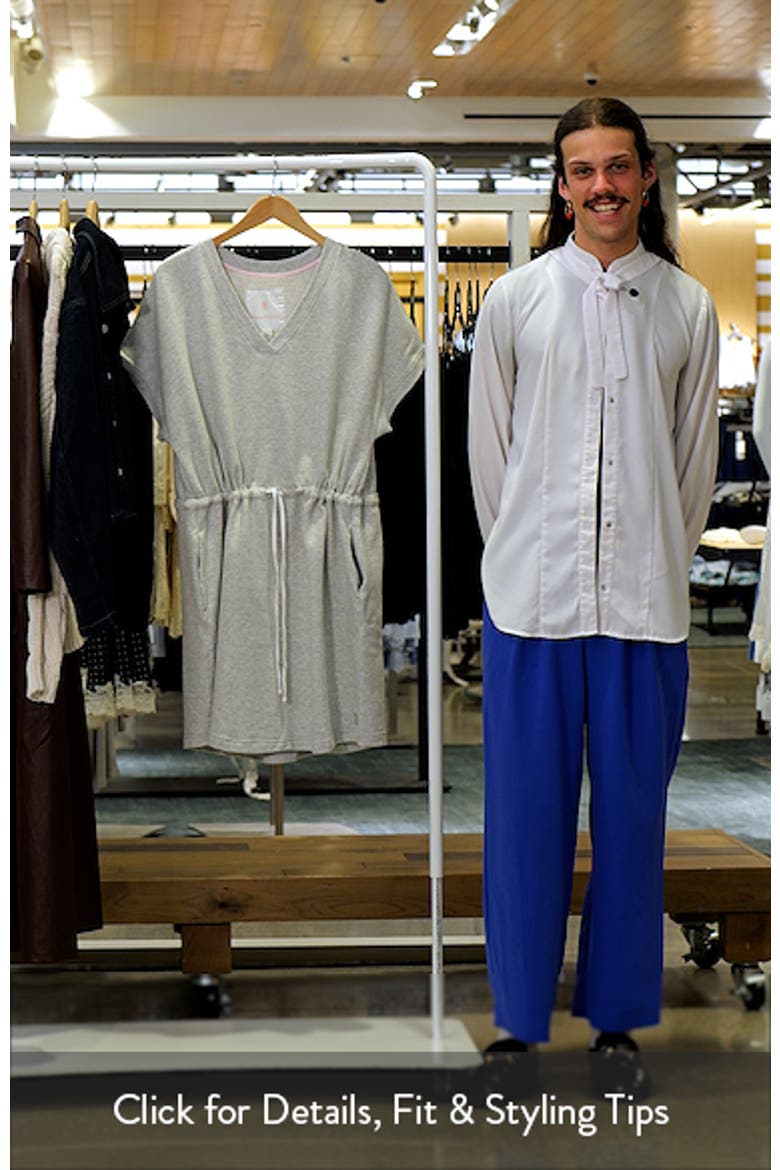 Marina del Mar Cotton Fleece V-Neck Dress video