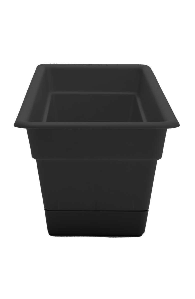 Bloem 30 Inch Dura Cotta Window Box Planter, Black, Alternate, color, Black
