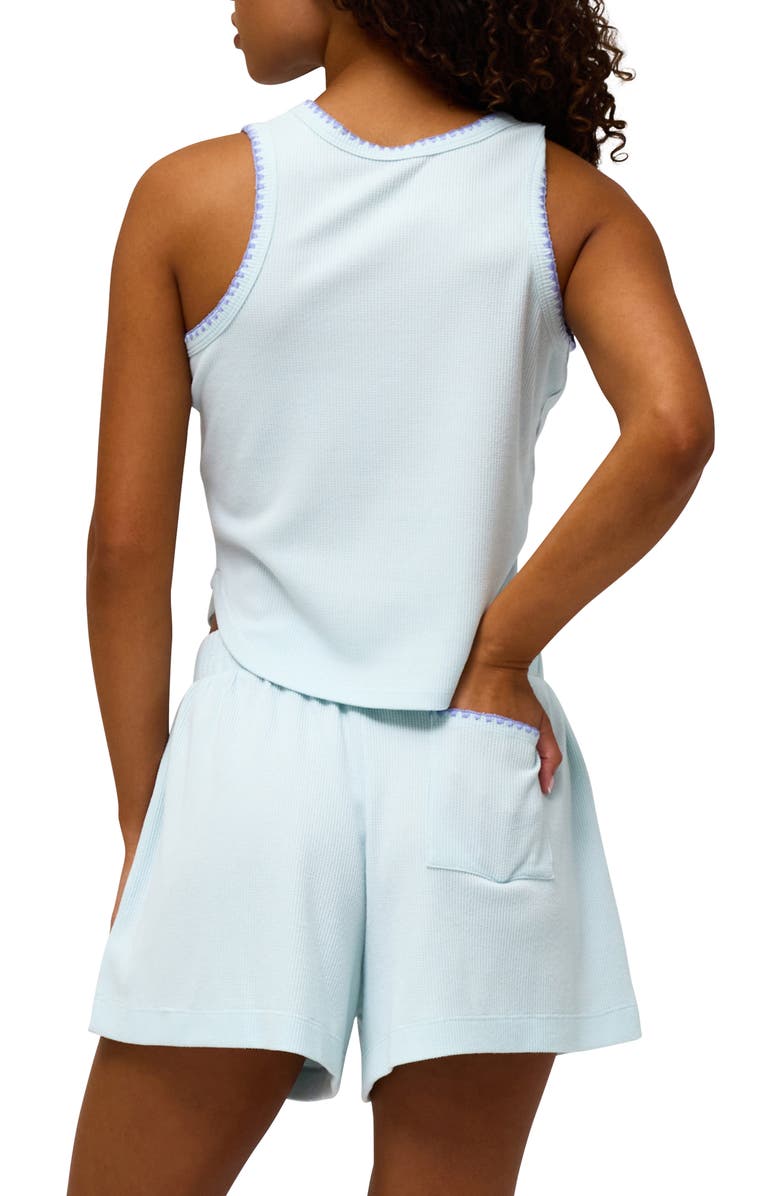 Honeydew Kickback Short Pajamas, Alternate, color, Sea Foam