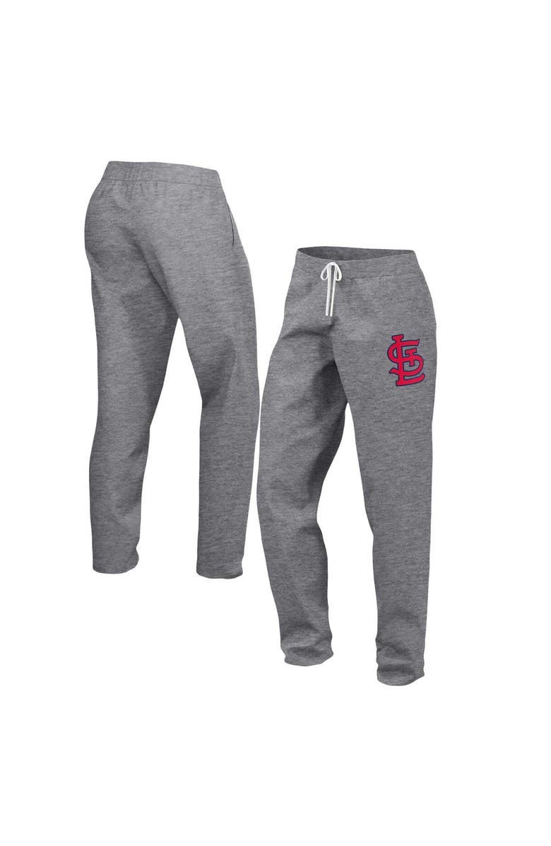 FANATICS Women's Fanatics Branded Heather Gray St. Louis Cardinals Fleece Jogger, Main, color, 