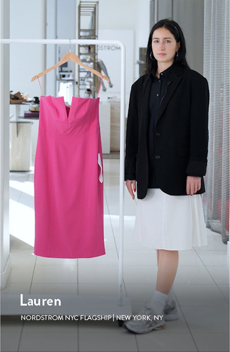 Perla Strapless Dress, sales video thumbnail