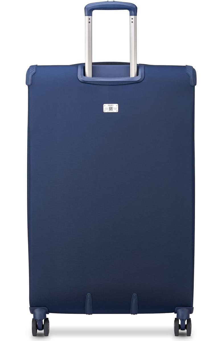 81028242 Helium DLX Checked-Large 29 Inch Softside Expandable Luggage with Spinner Wheels, Alternate, color, Navy Blue