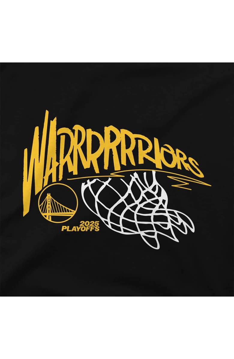 Stadium Essentials Unisex Stadium Essentials  Black Golden State Warriors 2025 NBA Playoffs Swish T-Shirt, Alternate, color, 