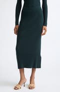 Zimmermann Valiant Merino Wool Straight Sweater Skirt