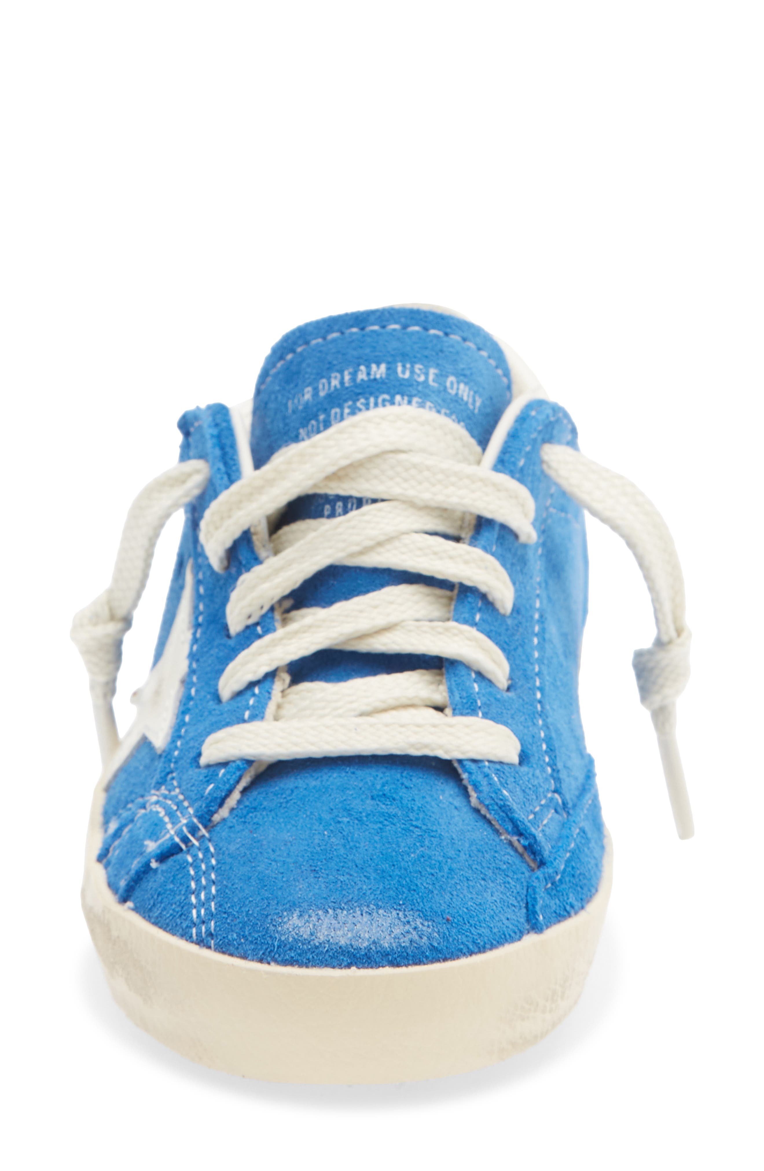 Kids' Super-Star Sneaker, Alternate, color, BLUETTE/ WHITE