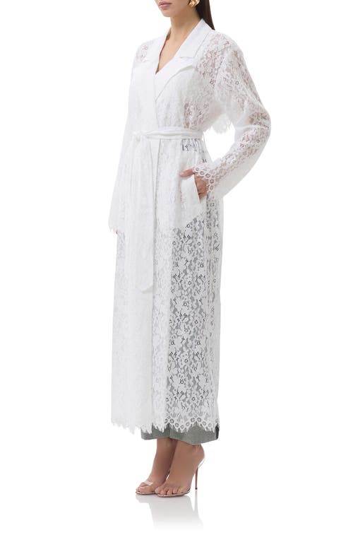 Afrm Earhart Lace Trench Coat